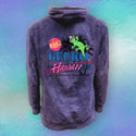 '86 Souvenir Palm - Purple Acid Wash Hoodie