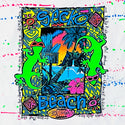 1989 Gecko Beach - Experimental 1989 Hand Painted Splatter