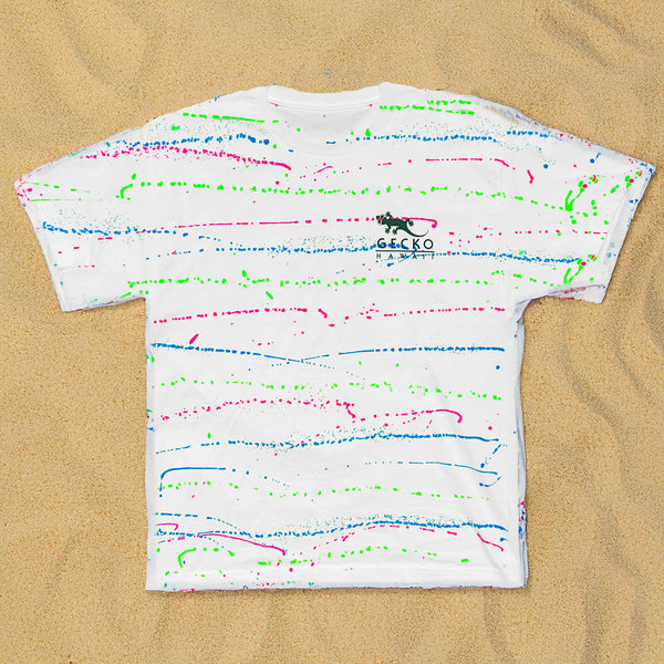 1989 Gecko Beach - Experimental 1989 Hand Painted Splatter