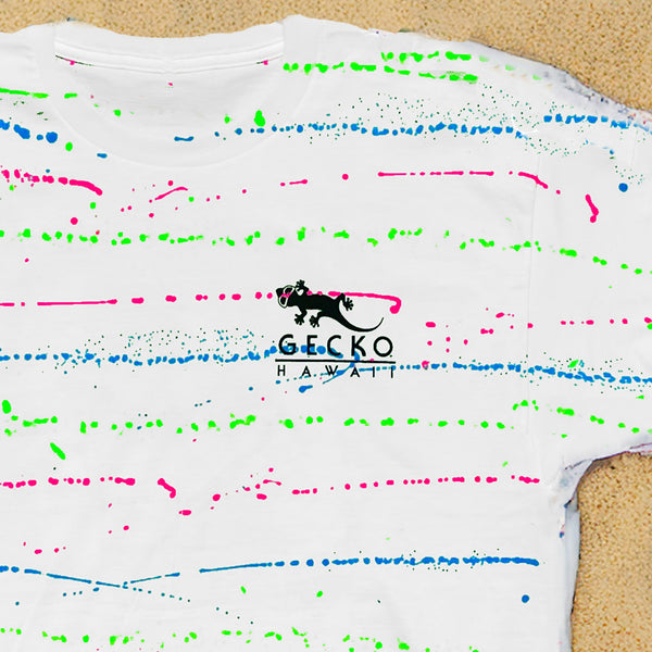 1989 Gecko Beach - Experimental 1989 Hand Painted Splatter
