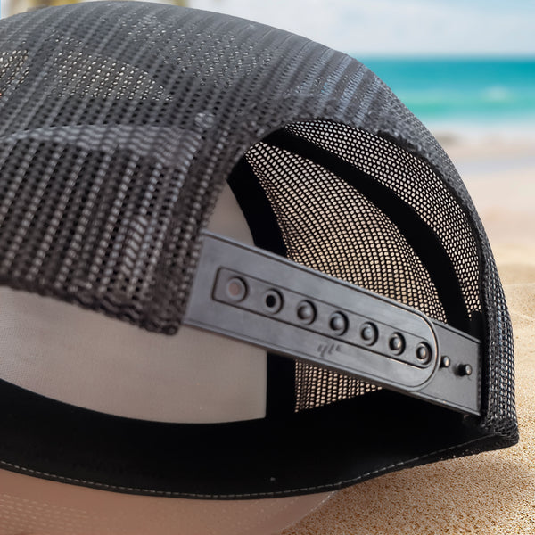 Gecko Flexfit Snapback Trucker Hat - Heather Grey/Black