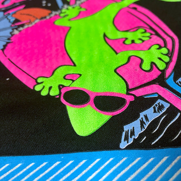 1989 Glow-In-The-Dark Splatter Hoodie - Gecko Cocktail Club - Limited Edition