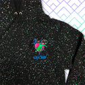 1989 Glow-In-The-Dark Splatter Hoodie - Gecko Cocktail Club - Limited Edition