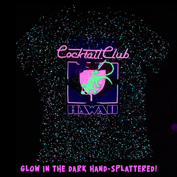 Women's 1988 Glow-In-The-Dark Splatter - Gecko Cocktail Club