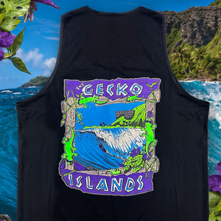 The Gecko Island 1988 Re-Issue Tank - Secret Grey/Purple Colorway