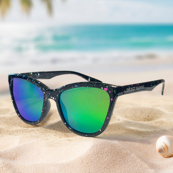 Gecko Retro Splatter Sunglasses