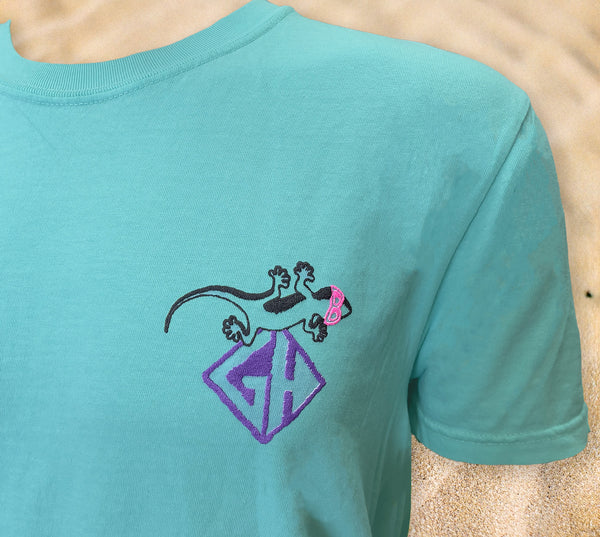 SECRET - 1989 StitchWave- Surfside Cyan Pigment Dyed Tee