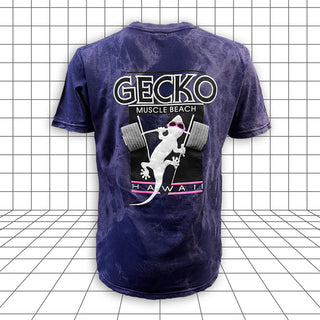 1988 Gecko Muscle Beach - Secret Colorway Acid Wash Tee