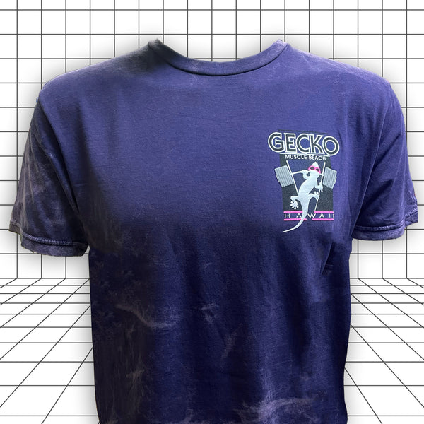 1988 Gecko Muscle Beach - Secret Colorway Acid Wash Tee