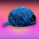 The SECRET Glow In The Dark Splatter "Blue Hawaii" 1990s Retro Dad Hat