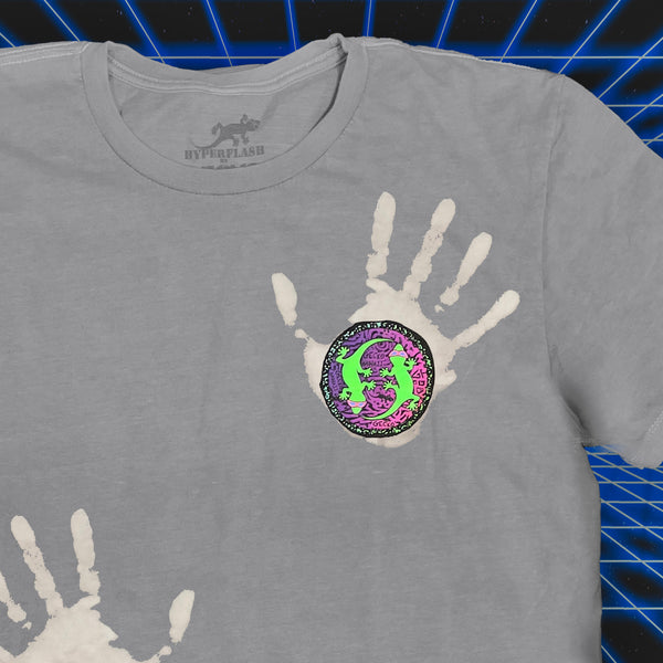 Secret Aloha Arcade Grey-to-White Hyper Tee