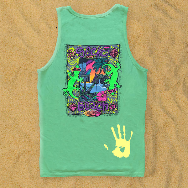 1989 Gecko Beach HyperTank Green To Neon Yellow V1