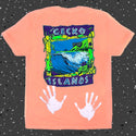 1988 Gecko Islands Re-Issue HYPER Orange Tee