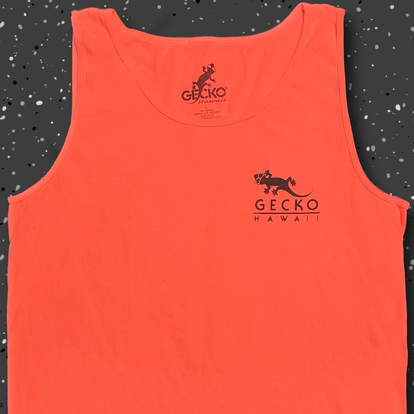 1988 The Gecko Islands Re-Issue - Neon Orange Rad Tank