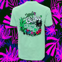 Gecko Hawaiian Islands - 1980's Mint Pigment Dyed Tee