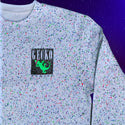 1988 Glow In The Dark Splatter Gecko Marble Crewneck