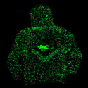 Gecko Space Dust Glow-In-The-Dark Limited Edition Splatter Hoodie