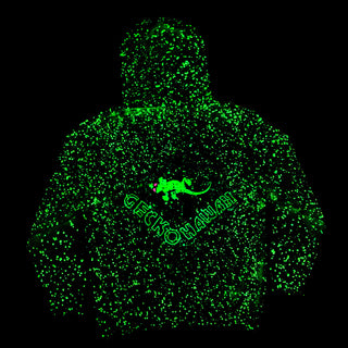 Gecko Space Dust Glow-In-The-Dark Limited Edition Splatter Hoodie