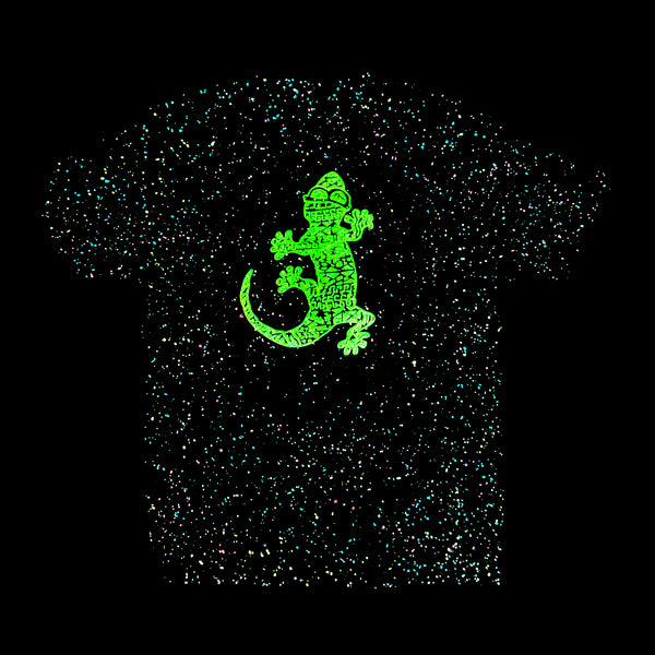 1990's Gecko Time Tunnel - Glow In The Dark Splatter