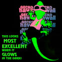 Gecko Bootleg Postcard '89 - Light Blue