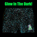 Glow In The Dark Hand Splattered Walk Shorts - Space Gecko