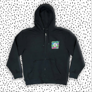 Stoned GH - Black Full-Zip Hoodie