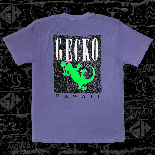 Gecko Marble - Boardwalk Berry - Pigment Dyed Tee
