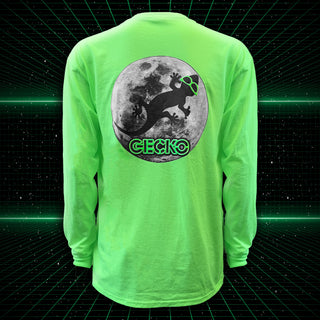 SECRET Super Moon Neon Green Long Sleeve Tee