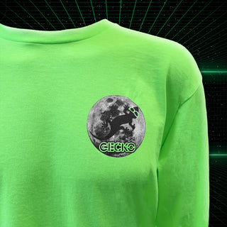 SECRET Super Moon Neon Green Long Sleeve Tee