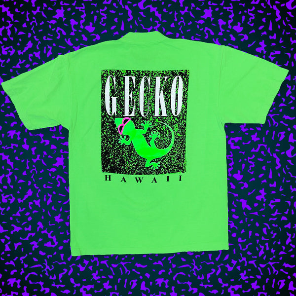 Gecko Marble - 1980s Neon Watermelon Blast (SINGLE STITCH)