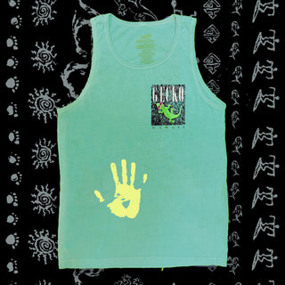 1987 Gecko Marble Hypertank Green to Yellow