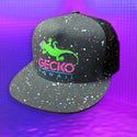 Glow-In-The-Dark Splatter Grey Snapback Hat (LIMITED)