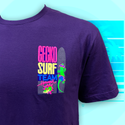 Gecko Surf Team '89 - Grape Smash Cotton Beach Tee