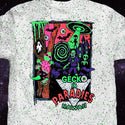 Secret Gecko Para-Dies Glow In The Dark Splatter Halloween Tee