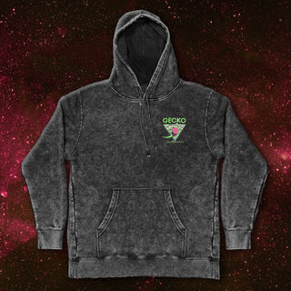 Gecko In Para-Dies - Limited Edition Halloween Stone Acid Wash Hoodie