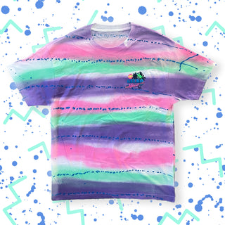 '86 Souvenir Palm - Secret 1980s Hand-Painted Retro Tee