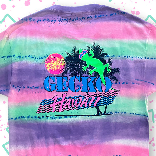 '86 Souvenir Palm - Secret 1980s Hand-Painted Retro Tee