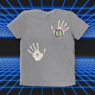 Secret Aloha Arcade Grey-to-White Hyper Tee