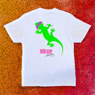 The Original 1985 Hang Loose Gecko White Tee - Re-Issue 2