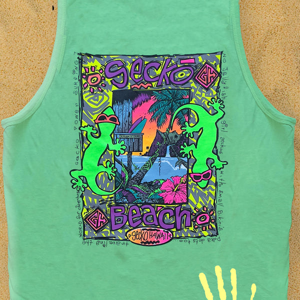 1989 Gecko Beach HyperTank Green To Neon Yellow V1
