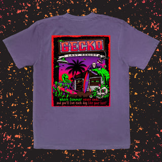 Gecko's Last Resort - 2026 Halloween Dusty Purple Pigment Tee