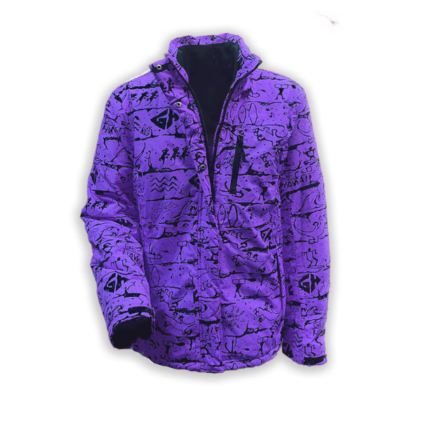 1980's Neon Purple Retro Jacket