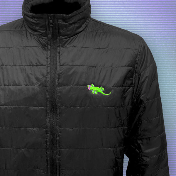 Gecko Clean Black Puff Jacket