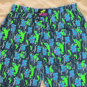 1988 ORIGINAL Cotton Jungle Beach Pants - Jade/Purple