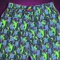 1988 Gecko Jungle Beach Pants - Jade/Purple