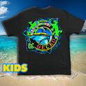 KIDS - '87 Adventure Gecko Black Tee