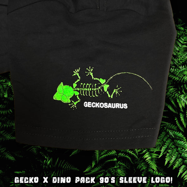 KIDS - '93 Dino Pack X Gecko Black Tee
