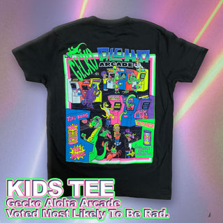 KIDS - Aloha Arcade Black Tee