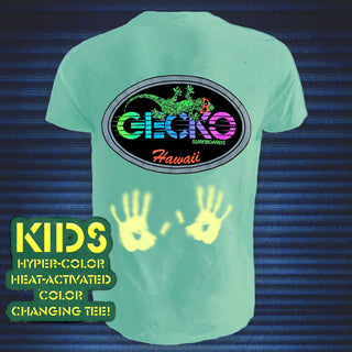 Kids Hyper Flash Green to Yellow Gecko Racing Tee