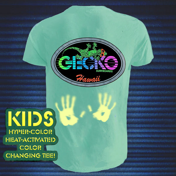 Kids Hyper Flash Green to Yellow Gecko Racing Tee